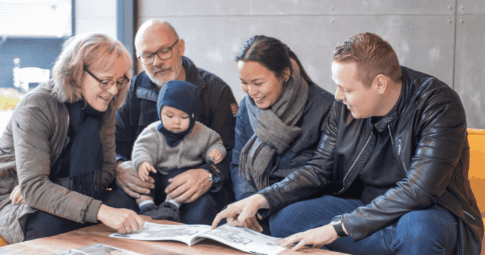 byggeudstilling - besøgende