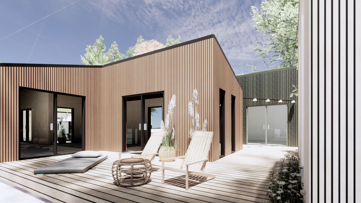 Båks Tinyhouse i Byggecentrum