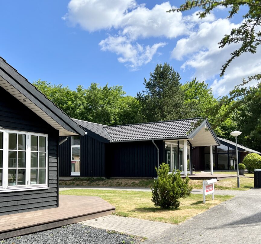 Lilje Huset sommerhuse i Byggecentrum Middelfart
