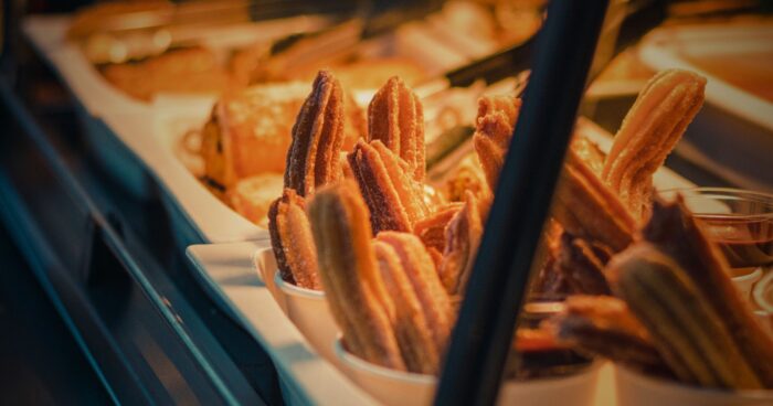 Julemarekd i Byggecentrum churros