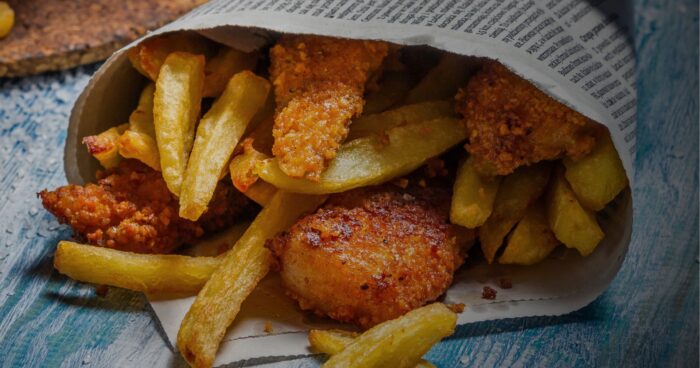 Julemarked i middelfart fish and chips