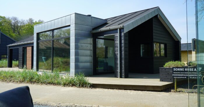 Sonne Huse Sommerhus hos Byggecentrum Middelfart