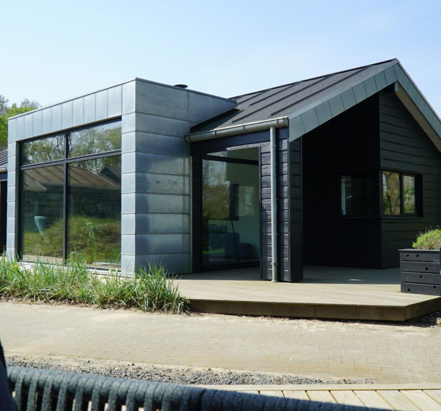 Sonne Huse Sommerhus hos Byggecentrum Middelfart